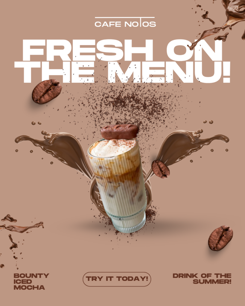 Bounty iced mocha social media creative by ML Media Co